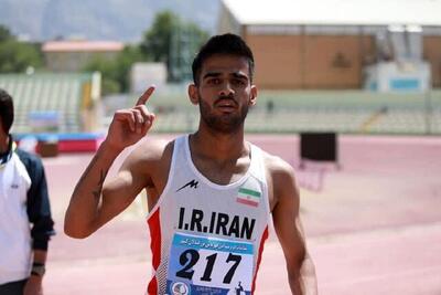دونده 800 متر ایران، طلای قهرمان تور جهانی امارات را به خانه آورد