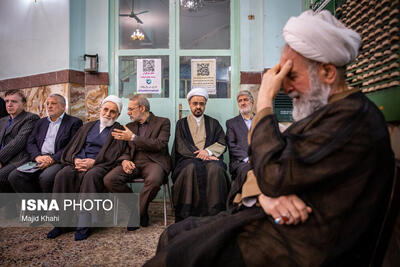 عکس خاص از ناطق نوری و علی لاریجانی /هم محسن هاشمی بود هم علی مطهری