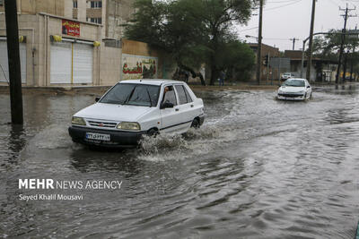 وضعیت زیرگذر کارخانه قند اصفهان پس از بارش‌های شدید