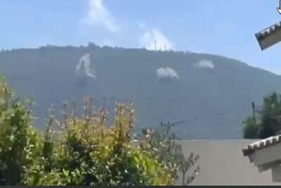 حمله پهپادی حزب الله به الجلیل اشغالی/ موشک‌باران جبل میرون+ فیلم