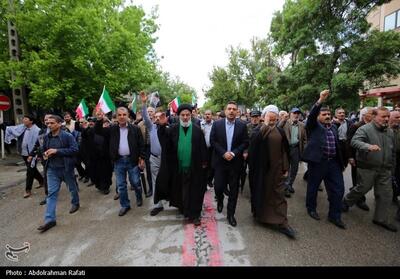 راهپیمایی نمازگزاران همدانی در محکومیت جنایات رژیم صهیونیستی- عکس صفحه استان تسنیم | Tasnim