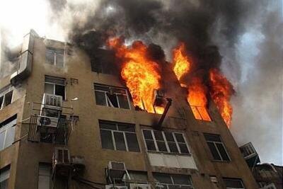جان باختن یک نفر در حادثه آتش سوزی منزل مسکونی درگرگان