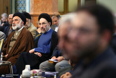 تصاویر جدید از محمد خاتمی در یک مراسم