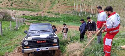 نجات جان چهار مفقودی در ارتفاعات اوچ دره شاهین‌دژ