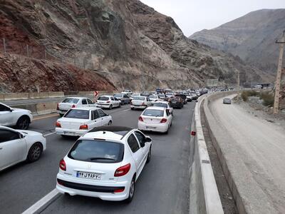 جاده کندوان به تهران یک طرفه شد