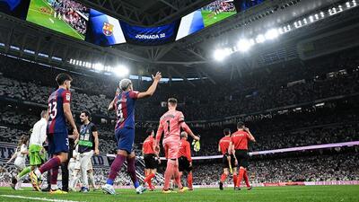 تبریک رسمی بارسلونا به رئال مادرید بابت قهرمانی در لالیگا + عکس