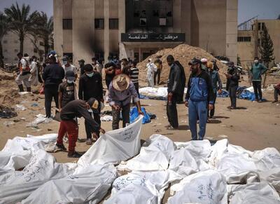 اسپوتنیک: الجزایر خواستار برگزاری نشست شورای امنیت درباره گورهای جمعی در غزه شد