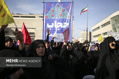 بانوان مشگین‌شهری در حمایت از طرح عفاف و حجاب فراجا تجمع کردند