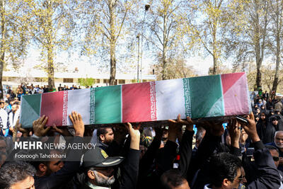 مراسم تشییع پیکر ۴ شهید در اصفهان آغاز شد
