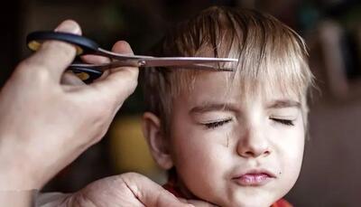 عکس/ خلاقیت خنده دار مادر ایرانی در کوتاه کردن موی پسرش حماسه آفرید!