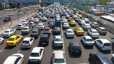 ترافیک صبحگاهی تهران پس از تعطیلات ۳ روزه