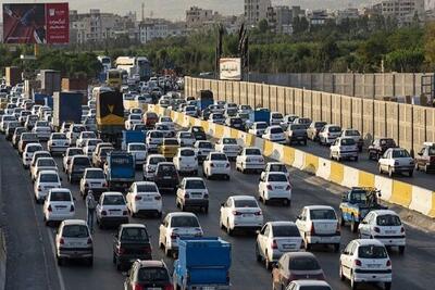 وضعیت جاده‌ها / ترافیک سنگین صبحگاهی در آزادراه تهران - کرج
