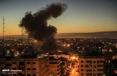 ادامه حملات رژیم صهیونیستی به نوار غزه و کرانه باختری