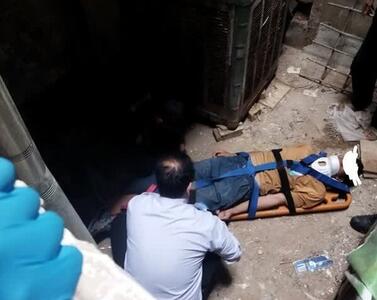 سقوط جوان ۲۵ ساله از نورگیر طبقه سوم در اصفهان