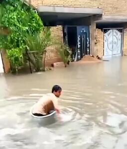 دیگ سواری در خوزستان + فیلم این حرکت خطرناک