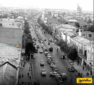 چرا در تهران قدیم خودروها وسط خیابان پارک می‌کردند؟+عکس