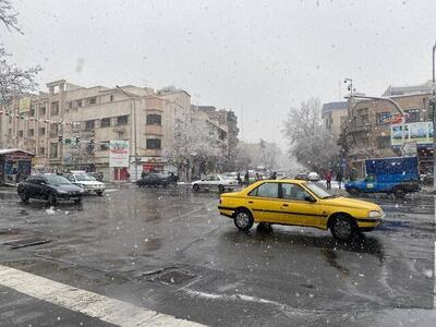 بارش‌های شدید در راه تهران و کرج