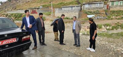 بازدید سرزده معاون فرماندار و جمعی از اعضای کمیته بحران از مناطق سیلزده سیروان