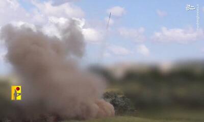 فیلم/ راکت باران  کریات سوراخه  توسط حزب‌الله لبنان
