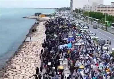 راهپیمایی بزرگ حمایت از خانواده در بوشهر