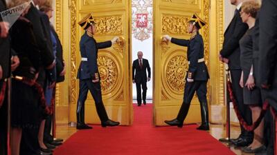 تصاویری از مراسم سوگند ریاست جمهوریِ پوتین