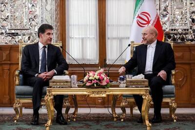 جزئیات دیدار و گفتگوی قالیباف با رئیس اقلیم کردستان عراق