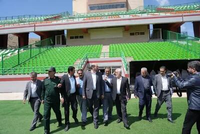 افتتاح ورزشگاه ۱۵ هزار نفری خرم آباد با حضور رئیس جمهور