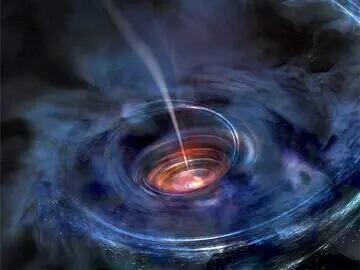 تصویر اعجاب انگیز ناسا از سیاهچاله ای در حال بلعیدن یک ستاره‌