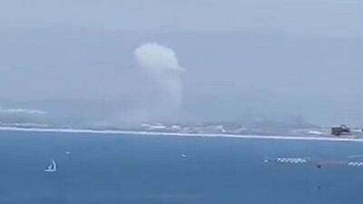 شنیده شدن صدای انفجارهای متوالی در طول خط ساحلی از حیفا تا نهاریا