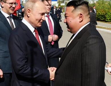 پیام تبریک رهبر کره شمالی به ولادیمیر پوتین
