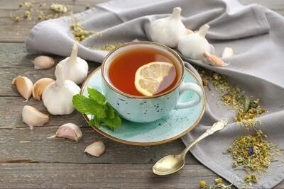 خواص و مضرات چای سیر + طرز تهیه