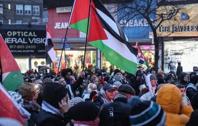 حمله پلیس آمریکا به هواداران فلسطین در نیویورک+ فیلم