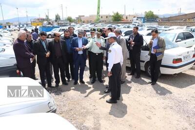 رئیس کل دادگستری استان آذربایجان غربی از پارکینگ نگهداری خودرو‌های توقیفی بازدید کرد