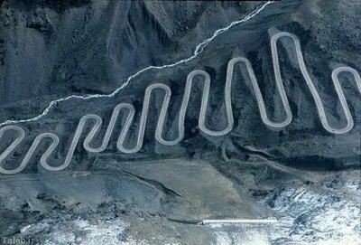 زیباترین و حیرت انگیز جاده پیچ در پیچ جهان در مرز آرژانتین و شیلی+ فیلم