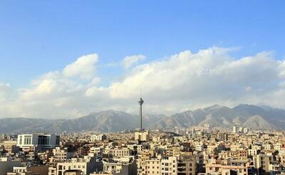آسمان تهران، صاف همراه با وزش باد شدید