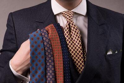 مدل کراوات مردانه ۲۰۲۴ با انواع طرح های جذاب