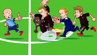 انیمیشن طنز بازی رئال مادرید 2-1 بایرن مونیخ
