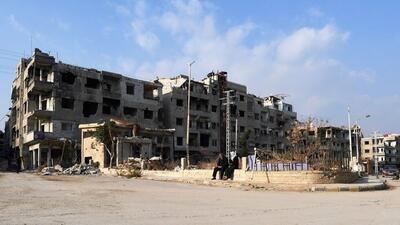 مقابله پدافند هوابی سوریه با حمله رژیم صهیونیستی به حومه دمشق