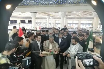 غرفه یمن در نمایشگاه کتاب تهران افتتاح شد+ عکس