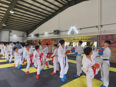 تمرینات تیم ملی کاراته نوجوانان کشور در تبریز