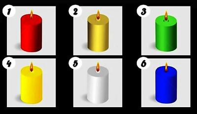 بگو رنگ کدوم شمع را بیشتر دوست دارید تا بگم چه شخصیتی داری ؟