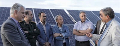 افتتاح اولین نیروگاه خورشیدی ۲۰ کیلوواتی کشور در قاین