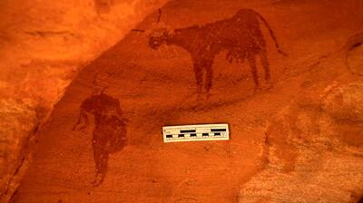 (عکس) کشف سنگ‌نگاره‌های باستانی در صحرای سوزان؛ یادگاران دورانی سرسبز در ۴ هزار سال پیش