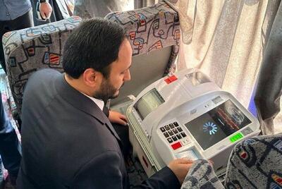 بهادری جهرمی رأی خود را به صورتی الکترونیکی ثبت کرد
