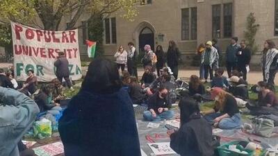 اعتصاب غذای ۲۴ ساعته اساتید دانشگاه «پرینستون» در حمایت از غزه