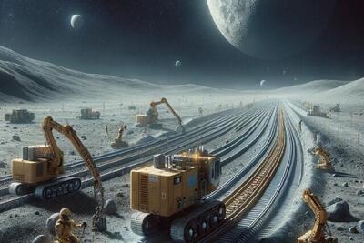 ناسا می‌خواهد روی ماه قطار بسازد