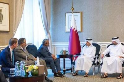 دیدار نخست وزیر قطر با هیاتی از کنگره آمریکا درباره تحولات غزه
