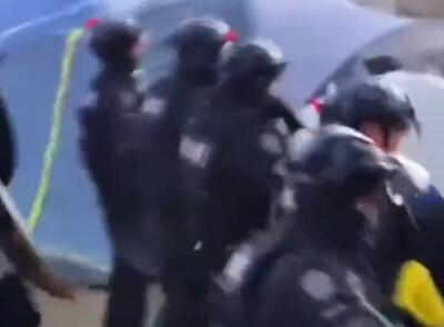 پلیس کانادا هم دست به وحشی‌گیری زد!+فیلم