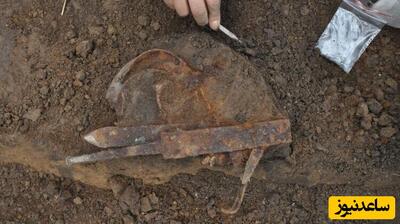 تصاویر ترسناک : کشف بقایای اسکلت یک خون‌ آشام زن / علت دفن غیرمعمول جسد