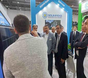 حضور هیئت اتاق بازرگانی تبریز در دومین نمایشگاه بین‌المللی انرژی پاک ازمیر